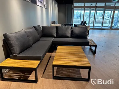Vinkelsoffa och bord för utomhusbruk Venture Home
