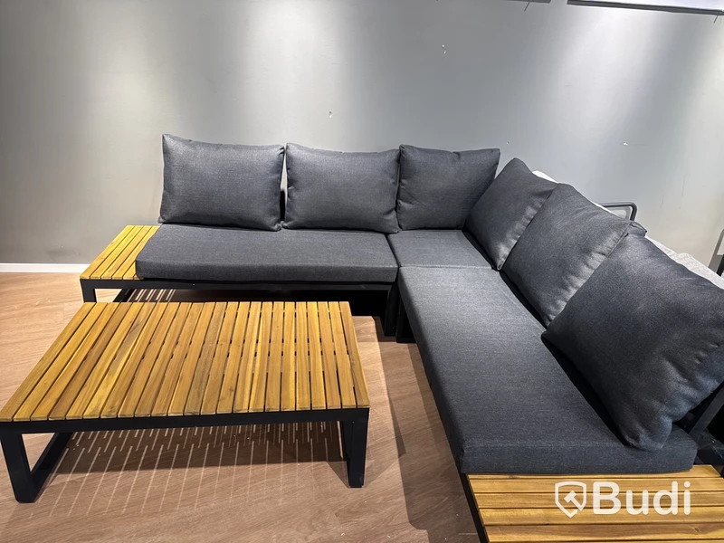 Vinkelsoffa och bord för utomhusbruk Venture Home