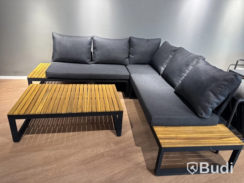 Vinkelsoffa och bord för utomhusbruk Venture Home