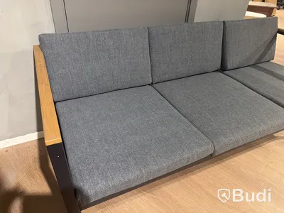 Lounge-soffa, grå/svart, Venture Home