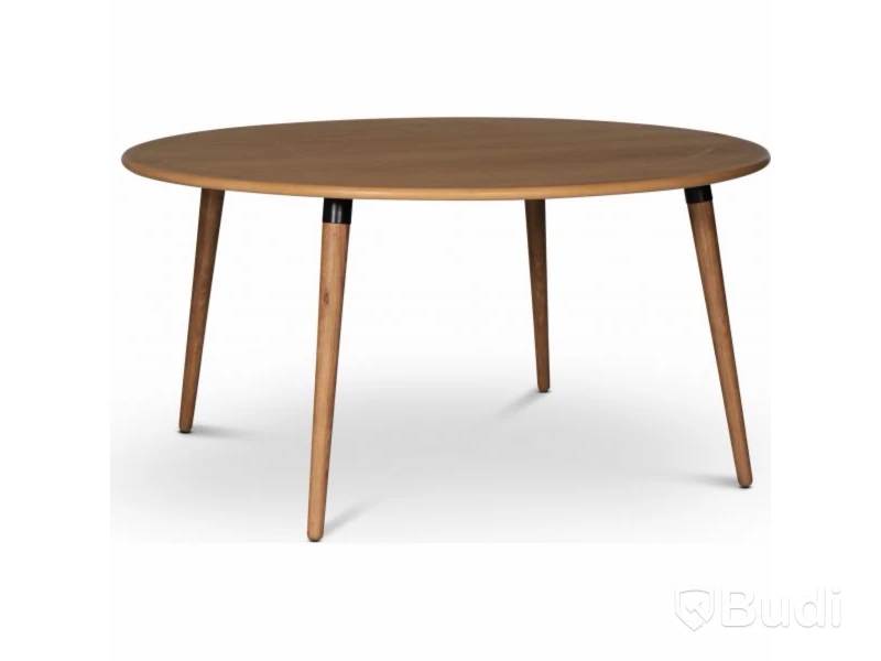 Omni matbord i oljad ek, Ø150 cm (6 st)