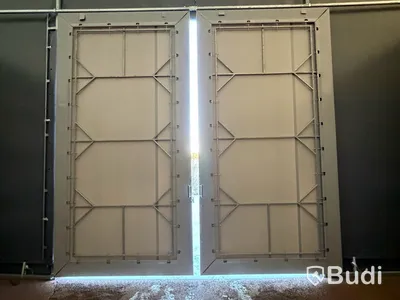 Lagertält Hallbyggarna, 10x20x4 m, grå, 2022