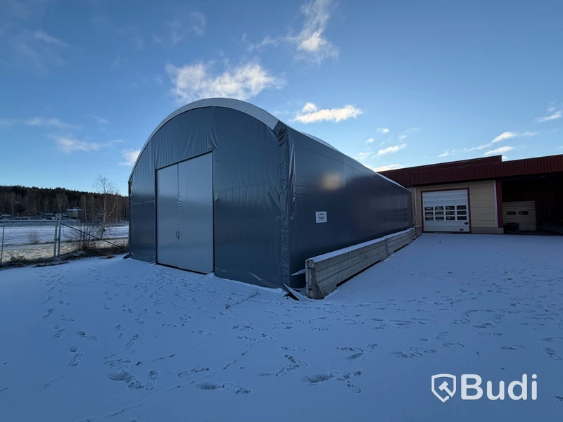 Lagertält Hallbyggarna, 10x20x4 m, grå, 2022