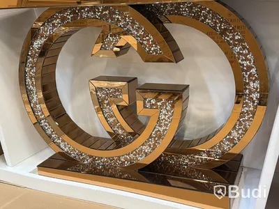 Spegelbord, guldtonat
