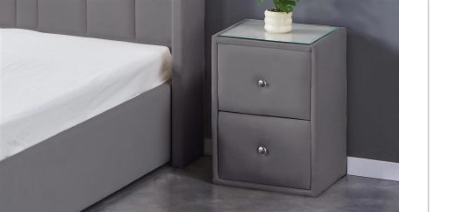 1 st sängbord, mörkgrå, Diana