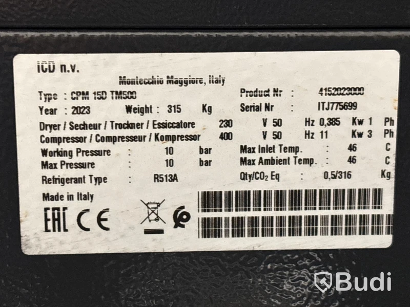 Kompressor Chicago Pneumatic CPM 15