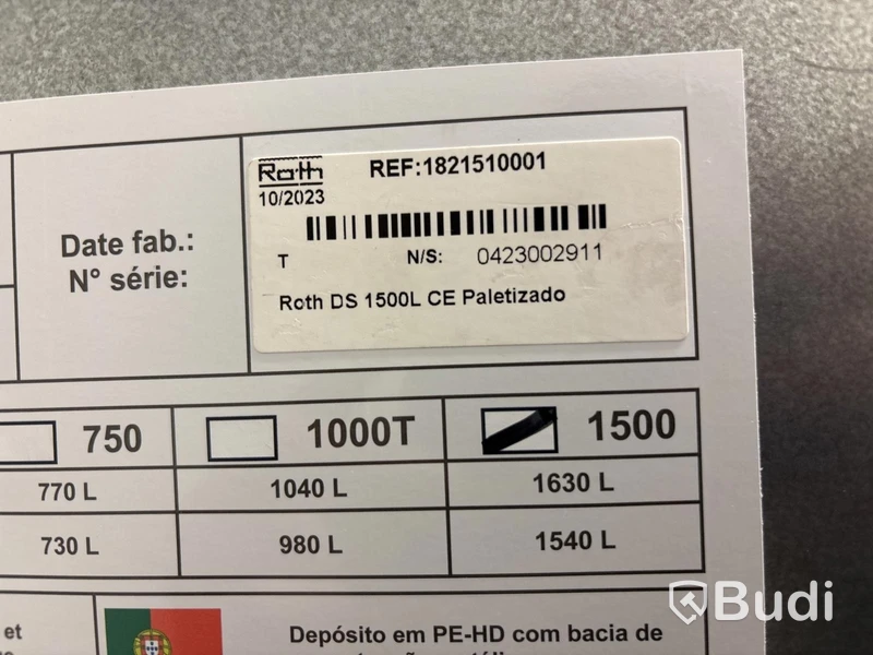 Tanksystem Roth DS 1500L