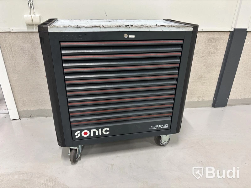 Verktygsvagn Sonic S12, inkl. innehåll