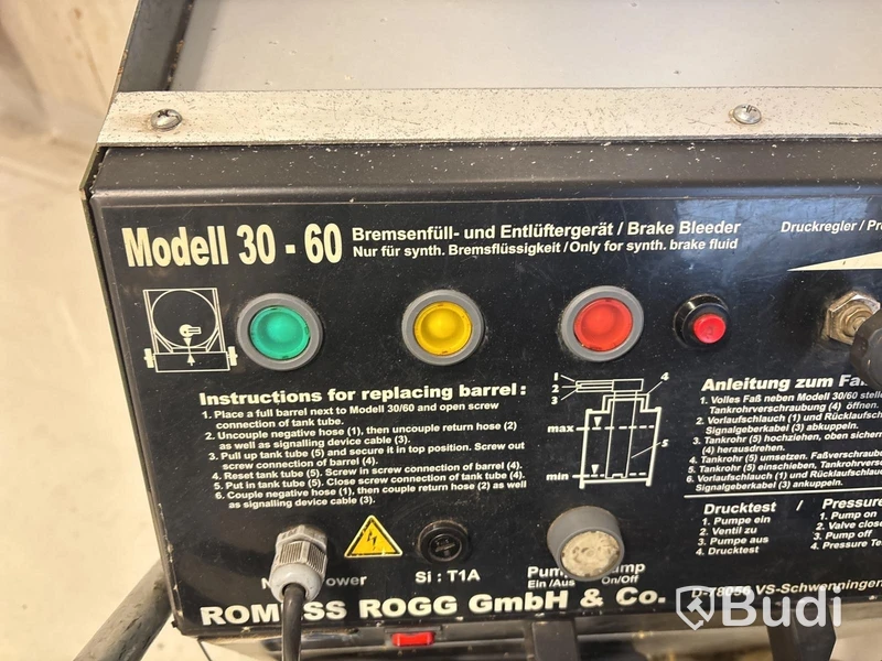 Bromsserviceaggregat Romess Modell 30-60
