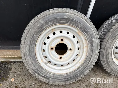 2 st släpvagnshjul (dubb) Imperial Ice-Plus SR1 (155R13C)