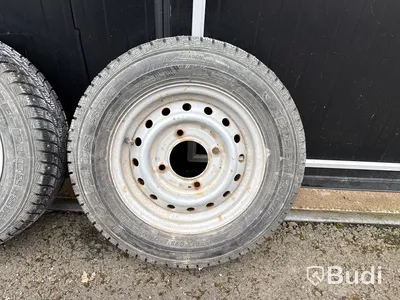 2 st släpvagnshjul (dubb) Imperial Ice-Plus SR1 (155R13C)