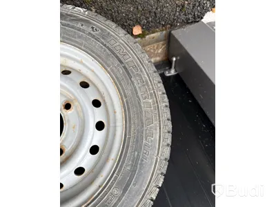 2 st släpvagnshjul (dubb) Imperial Ice-Plus SR1 (155R13C)