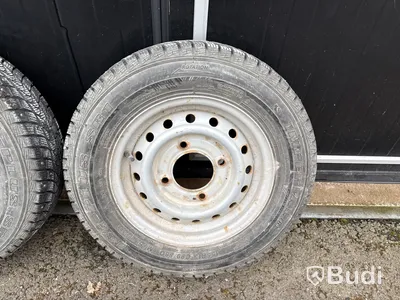 2 st släpvagnshjul (dubb) Imperial Ice-Plus SR1 (155R13C)