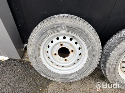 2 st släpvagnshjul (dubb) Imperial Ice-Plus SR1 (155R13C)