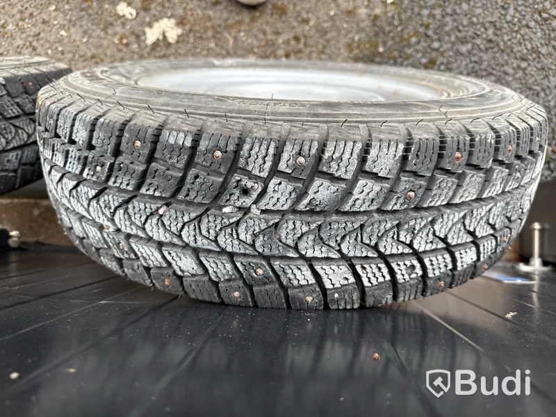 2 st släpvagnshjul (dubb) Imperial Ice-Plus SR1 (155R13C)