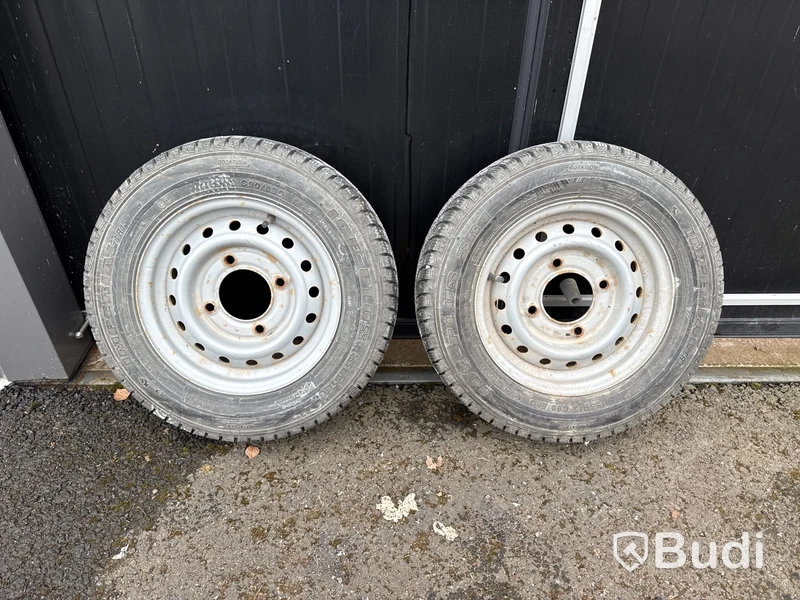 2 st släpvagnshjul (dubb) Imperial Ice-Plus SR1 (155R13C)