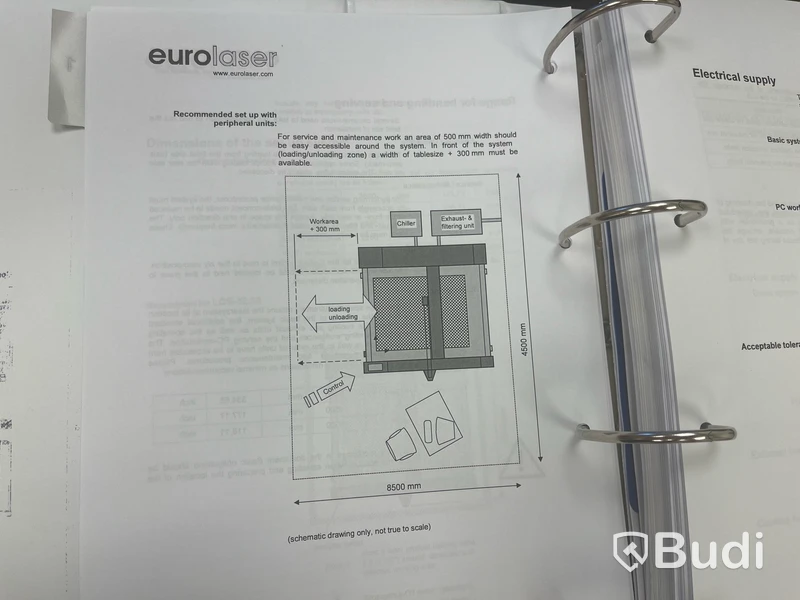Eurolaser XL-3000, Laser cutter Acrylic