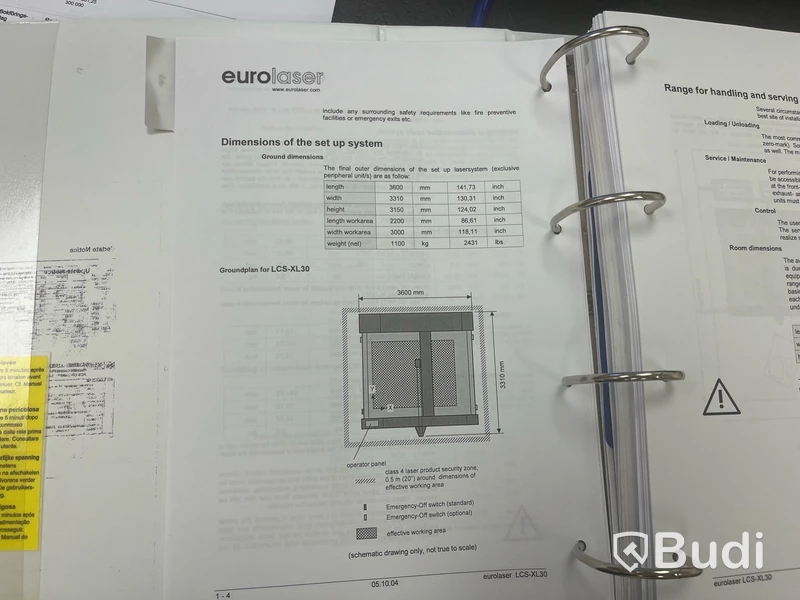 Eurolaser XL-3000, Laser cutter Acrylic