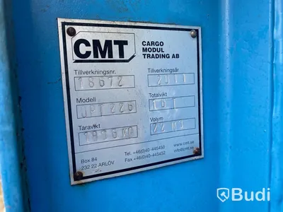 Schaktflak CMT OPT226 22m3 6m