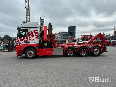Kranväxlare Mercedes-Benz Arocs-2014 | Palfinger PK 34002SH med Jibb| Euro6