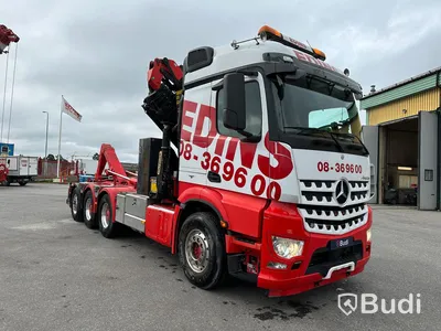 Kranväxlare Mercedes-Benz Arocs-2014 | Palfinger PK 34002SH med Jibb| Euro6