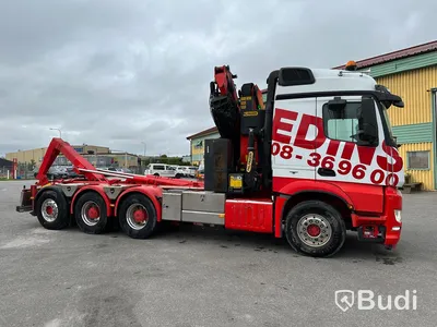 Kranväxlare Mercedes-Benz Arocs-2014 | Palfinger PK 34002SH med Jibb| Euro6