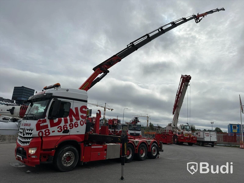 Kranväxlare Mercedes-Benz Arocs-2014 | Palfinger PK 34002SH med Jibb| Euro6