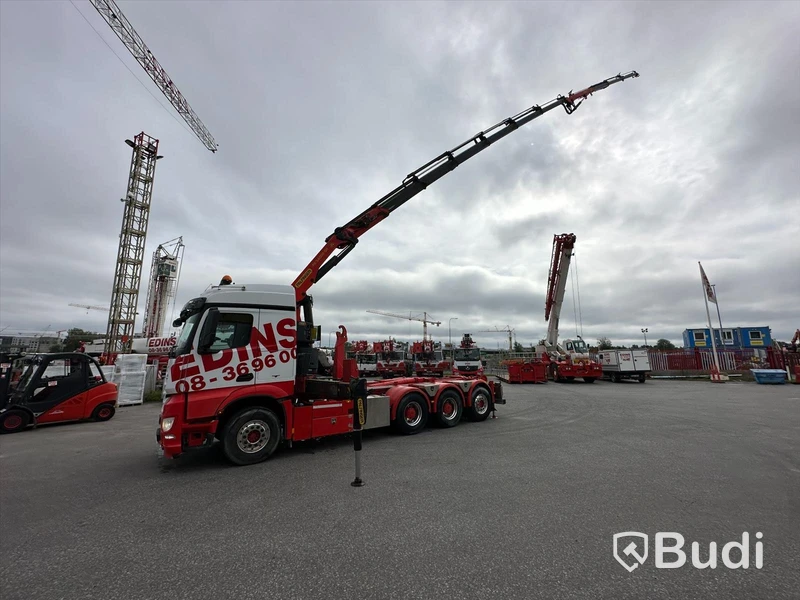 Kranväxlare Mercedes-Benz Arocs-2014 | Palfinger PK 34002SH med Jibb| Euro6