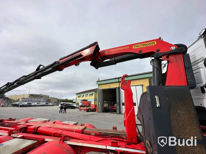 Kranväxlare Mercedes-Benz Arocs-2014 | Palfinger PK 34002SH med Jibb| Euro6