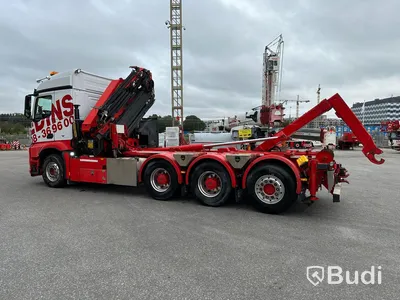 Kranväxlare Mercedes-Benz Arocs-2014 | Palfinger PK 34002SH med Jibb| Euro6