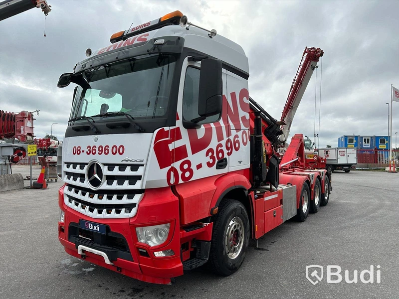 Kranväxlare Mercedes-Benz Arocs-2014 | Palfinger PK 34002SH med Jibb| Euro6