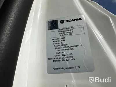 Lastbil Scania G500 6X2 - 2018 Nextgen | SKAB skåp