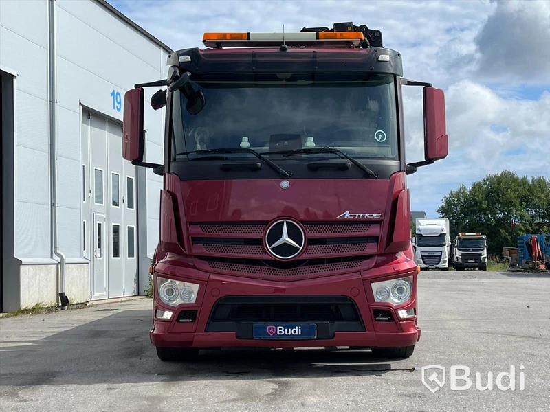 Kranbil Mercedes-Benz Actros 2535 -2015 med Palfinger 34T |  Jibb | Euro6