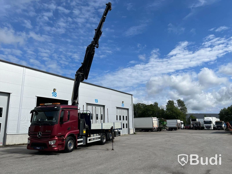 Kranbil Mercedes-Benz Actros 2535 -2015 med Palfinger 34T |  Jibb | Euro6