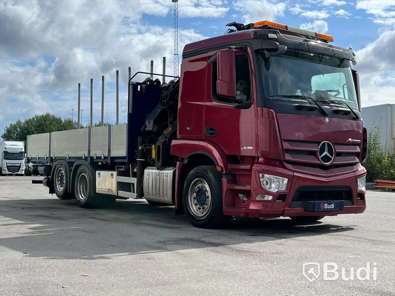 Kranbil Mercedes-Benz Actros 2535 -2015 med Palfinger 34T |  Jibb | Euro6