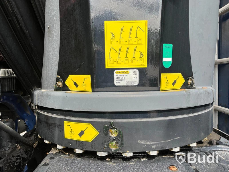Kranbil Mercedes-Benz Actros 2535 -2015 med Palfinger 34T |  Jibb | Euro6