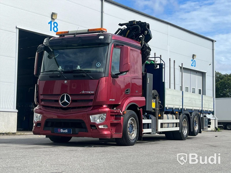 Kranbil Mercedes-Benz Actros 2535 -2015 med Palfinger 34T |  Jibb | Euro6