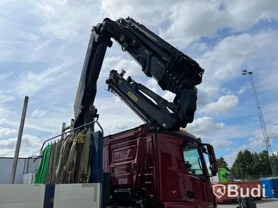 Kranbil Mercedes-Benz Actros 2535 -2015 med Palfinger 34T |  Jibb | Euro6