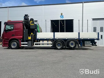 Kranbil Mercedes-Benz Actros 2535 -2015 med Palfinger 34T |  Jibb | Euro6