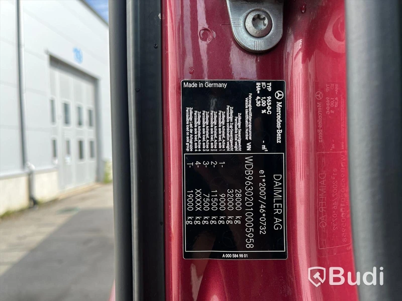 Kranbil Mercedes-Benz Actros 2535 -2015 med Palfinger 34T |  Jibb | Euro6
