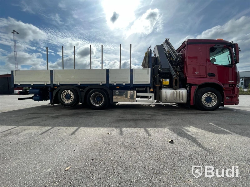 Kranbil Mercedes-Benz Actros 2535 -2015 med Palfinger 34T |  Jibb | Euro6