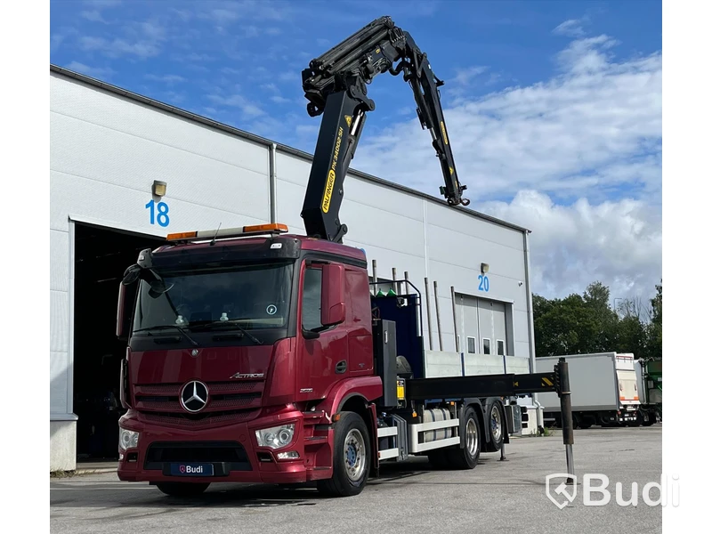 Kranbil Mercedes-Benz Actros 2535 -2015 med Palfinger 34T |  Jibb | Euro6