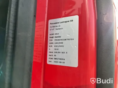 Liftdumper Volvo FMX 330 6x2 | 2016 | Euro6 | Nybesiktigad