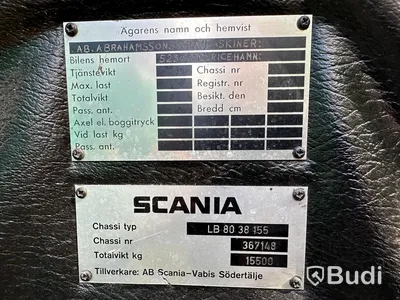 LASTBIL SCANIA VETERAN SLAMSUGARE  | 1970 | 140 Hk