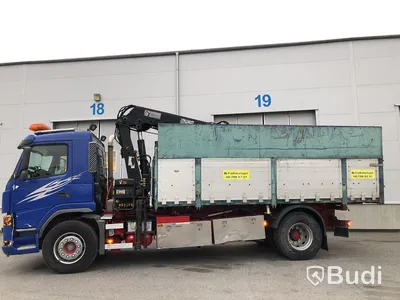 Lastbil Volvo FM9 4x2 Kran/Flak Hiab