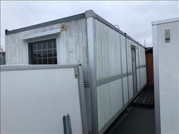 Byggbod/Mannskapsbod 8x3 meter, 2 rum och 1 hall.  