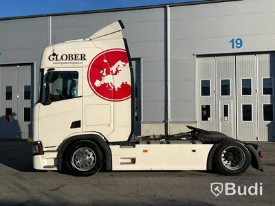 Dragbil Scania R450 4x2 LD / Mega  -2018 | Fulluftad | Höj/sänkbar vändskiva Vorlandi