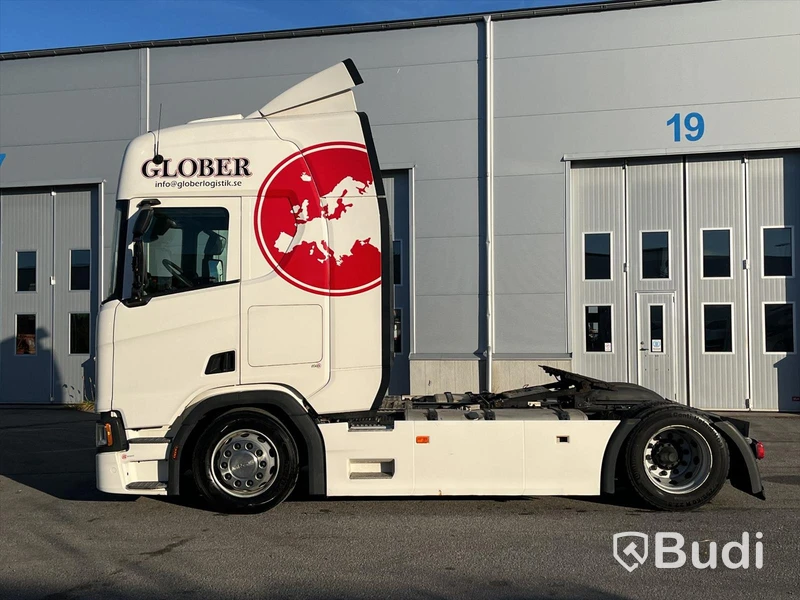 Dragbil Scania R450 4x2 LD / Mega  -2018 | Fulluftad | Höj/sänkbar vändskiva Vorlandi