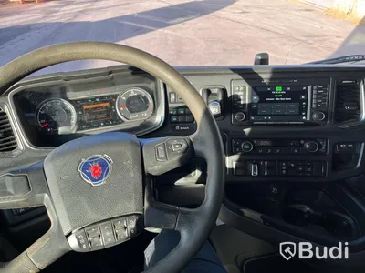 Dragbil Scania R450 4x2 LD / Mega  -2018 | Fulluftad | Höj/sänkbar vändskiva Vorlandi