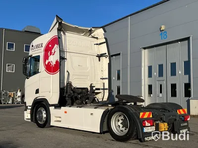 Dragbil Scania R450 4x2 LD / Mega  -2018 | Fulluftad | Höj/sänkbar vändskiva Vorlandi